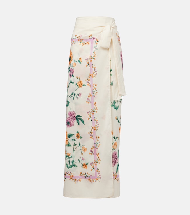 Lavanda cotton and silk beach cover-up | Agua by Agua Bendita