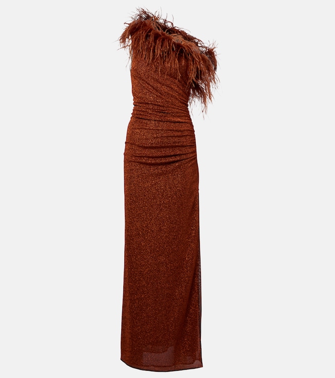 Lumière Plumage maxi dress | Oséree