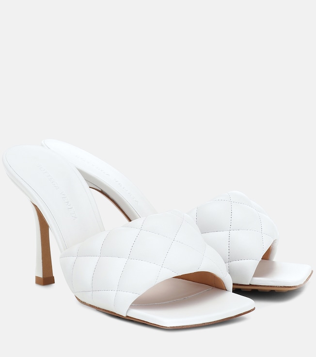 Padded leather mules | Bottega Veneta
