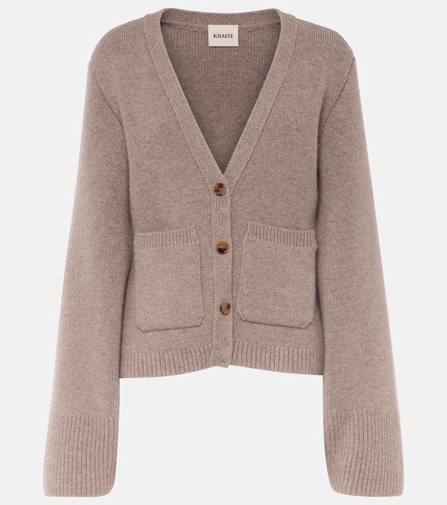 Scarlet cashmere-blend cardigan | Khaite