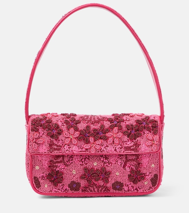 Tommy beaded shoulder bag | Staud