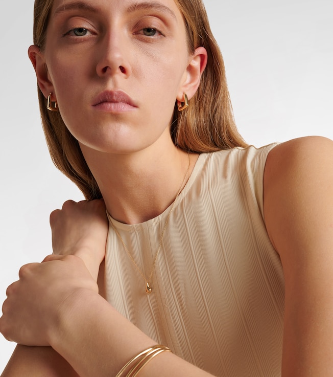 Golden Droplet 10kt gold necklace | Stone and Strand