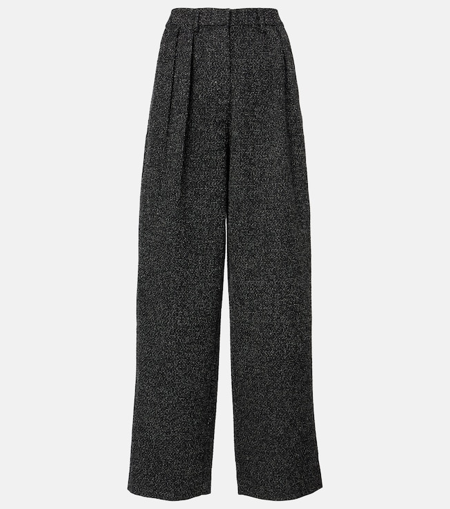 White Label Eleanor tweed wide-leg pants | Proenza Schouler