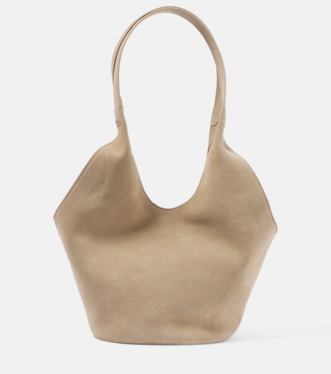 Phantom Bucket Medium suede tote bag | Aesther Ekme