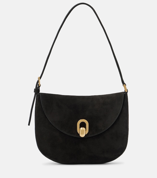 Tondo Small suede shoulder bag | Savette