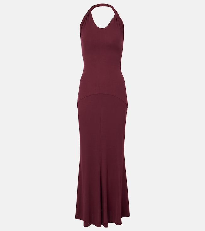 Eleanor halterneck jersey maxi dress | Tove
