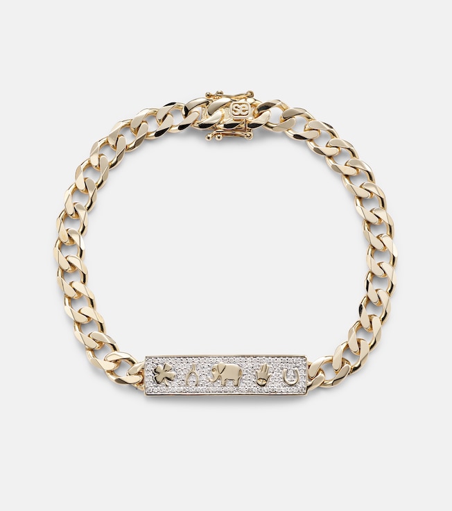 Luck 14kt yellow gold chain bracelet | Sydney Evan