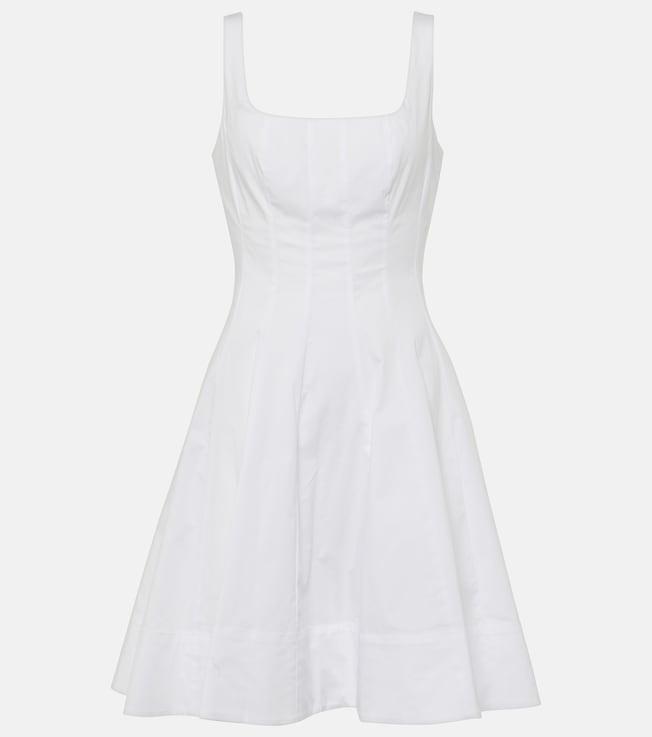 Wells cotton poplin minidress | Staud
