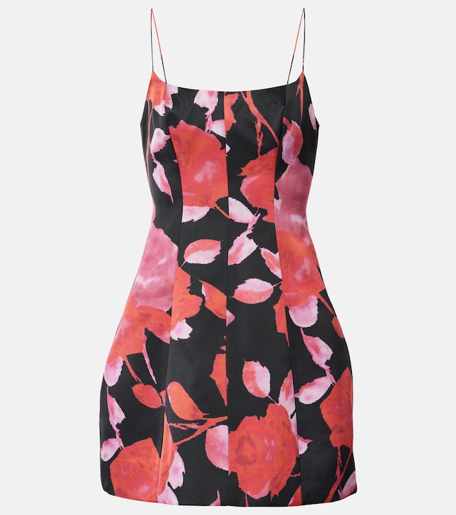 Printed satin minidress | Blumarine