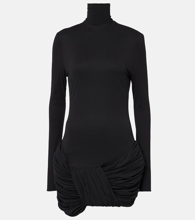 Ruched silk-blend minidress | Magda Butrym