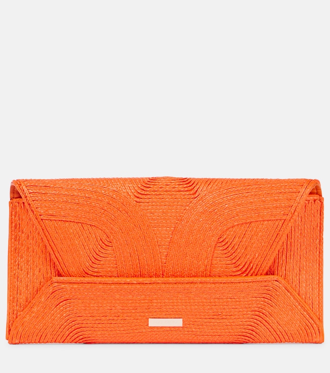 Vacanza raffia clutch | Aquazzura