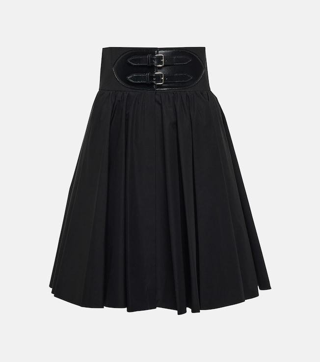 Belted cotton skirt | Alaïa