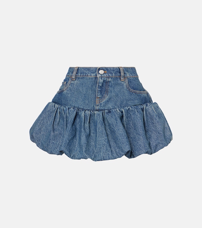 Balloon denim miniskirt | Coperni