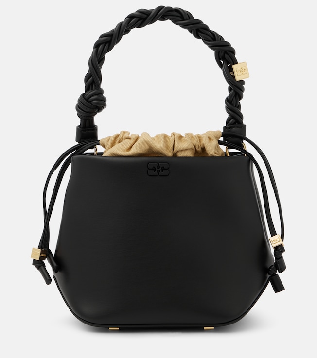 Bou leather bucket bag | Ganni