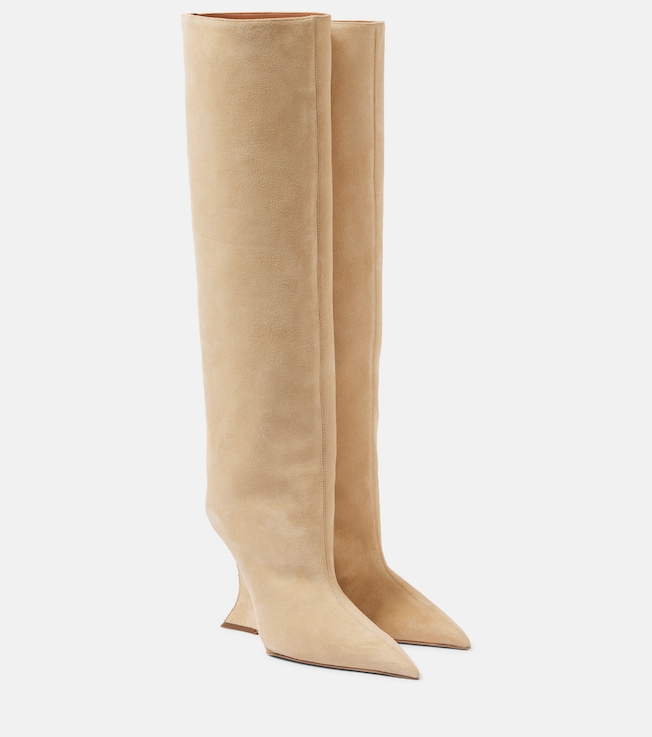Nina 105 suede knee-high boots | Paris Texas