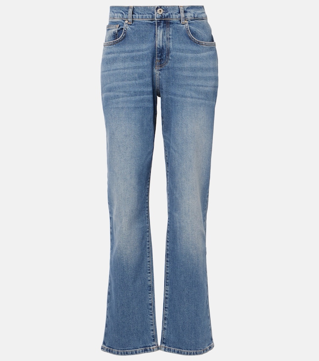 High-rise straight jeans | AG Jeans