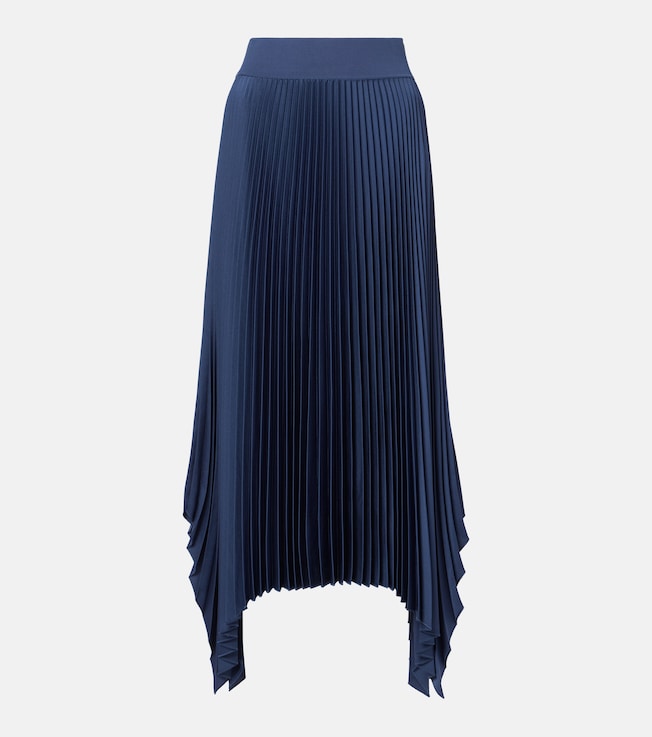 Ade plissé crêpe midi skirt | Joseph