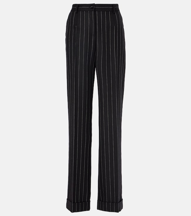 Striped wool straight pants | Dolce&Gabbana