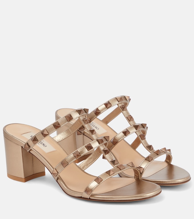 Valentino Garavani Rockstud leather sandals | Valentino Garavani