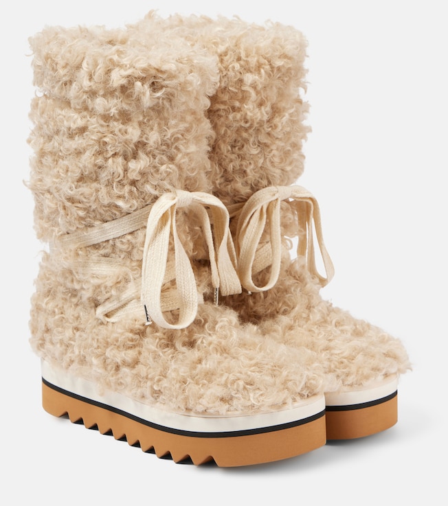 Elyse faux fur snow boots | Stella McCartney