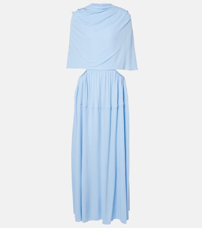 Frankie caped jersey maxi dress | Proenza Schouler