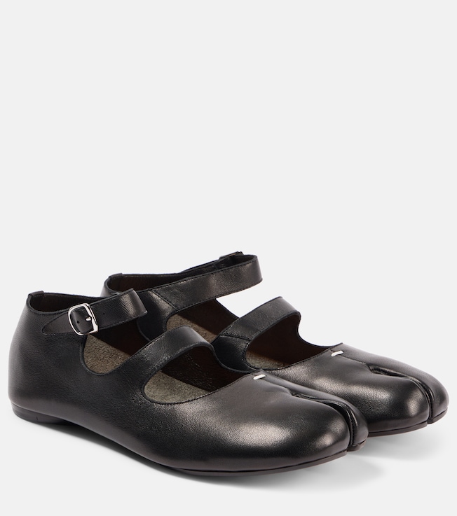 Tabi leather Mary Jane flats | Maison Margiela