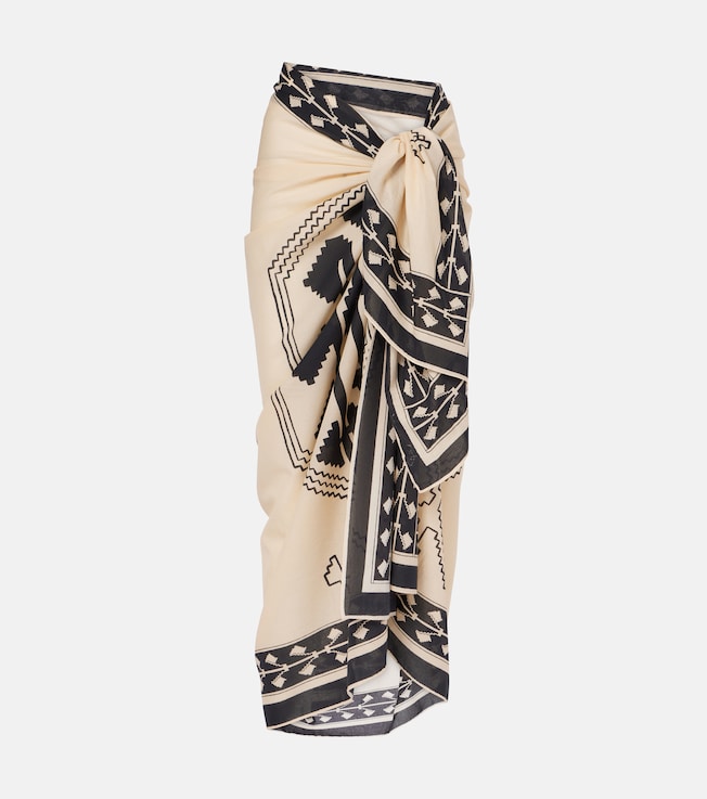 Ayahuasca cotton beach cover-up | Johanna Ortiz