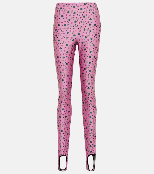 x Naj-Oleari 3 Moncler Grenoble printed stirrup ski pants | Moncler Genius