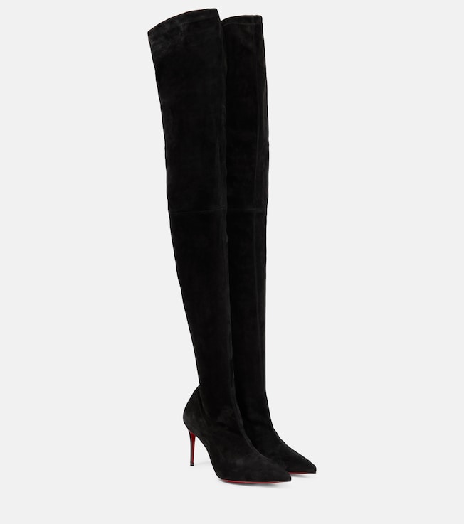 Kate Botta 85 suede over-the-knee boots | Christian Louboutin