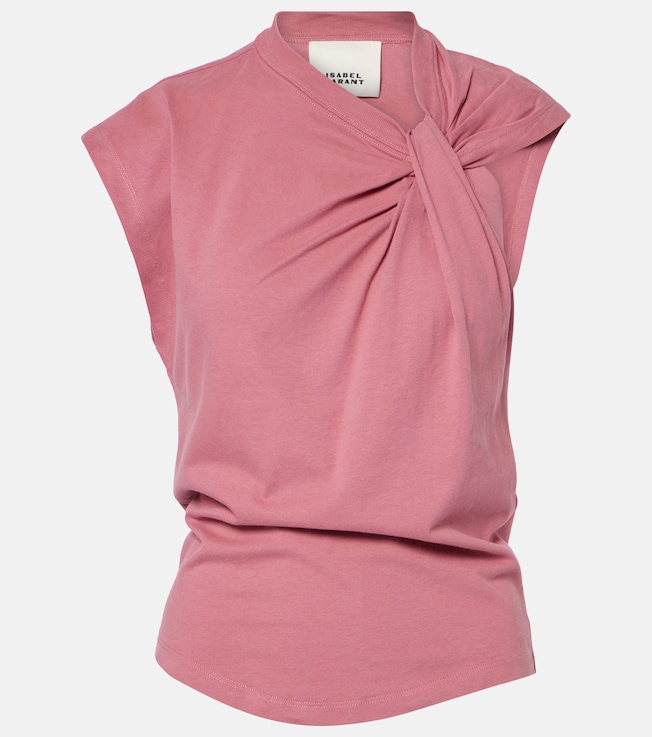  Nayda asymmetrical cotton jersey T-shirt | Isabel Marant
