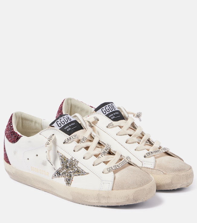 Super-Star embellished leather sneakers | Golden Goose
