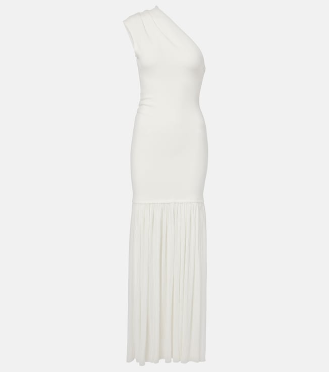 Cora one-shoulder crêpe chiffon maxi dress | Proenza Schouler