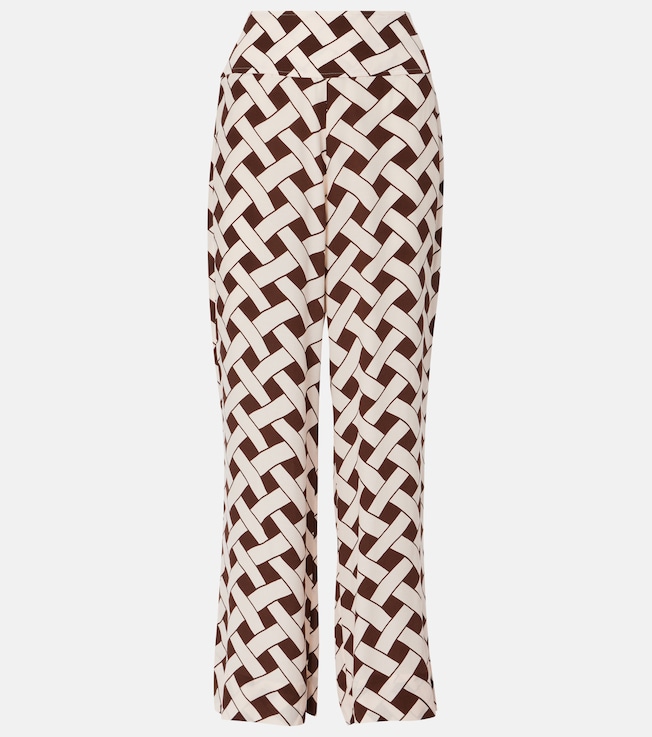 Isotta printed wide-leg pants  | Rixo
