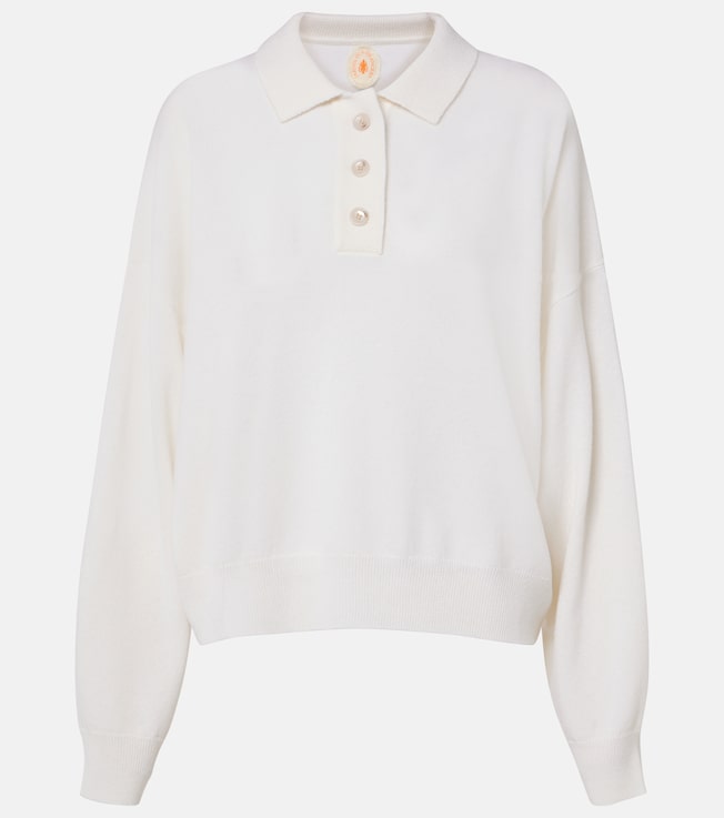 Wool and cashmere polo sweater | Jardin des Orangers