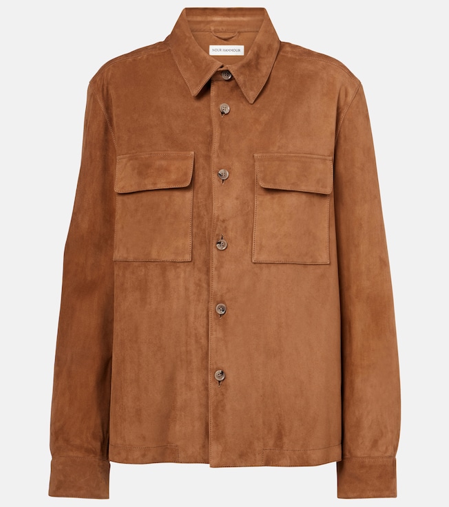 Jude suede shirt | Nour Hammour