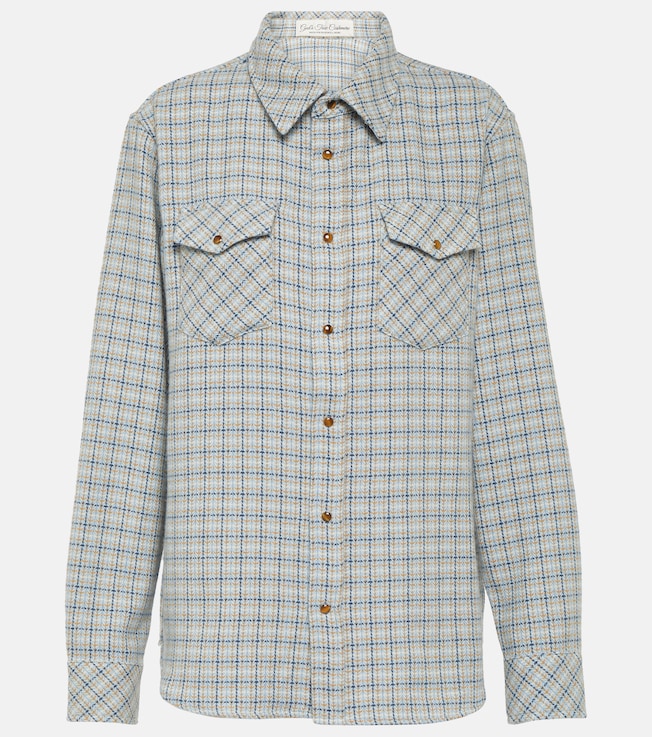 Tartan cashmere shirt | God's True Cashmere