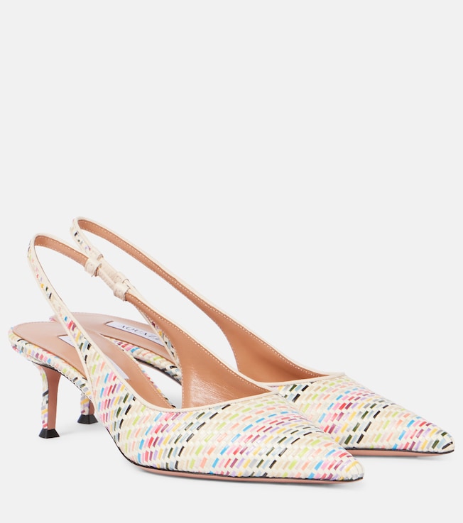 New Purist Sling 50 slingback pumps | Aquazzura