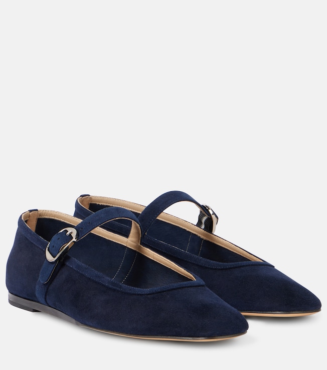 Suede Mary Jane flats | Le Monde Béryl