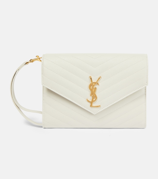 Cassandre Small matelassé leather clutch | Saint Laurent
