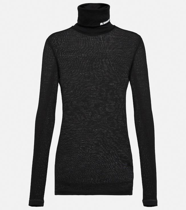 Logo turtleneck sweater | Jil Sander