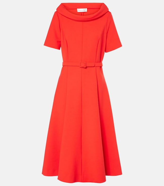 Wool-blend midi dress | Oscar de la Renta