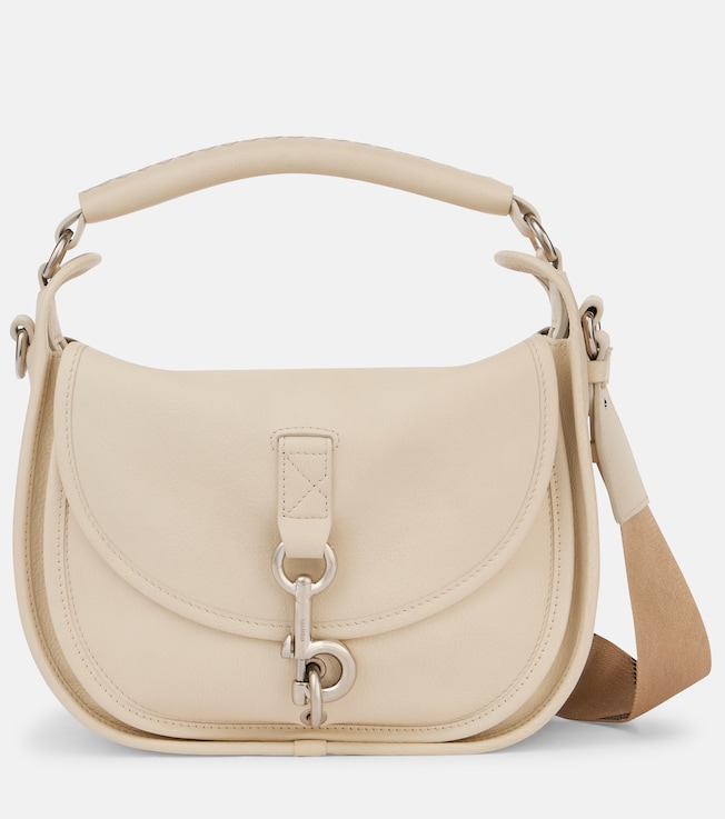 B Clip Small leather messenger bag | Burberry