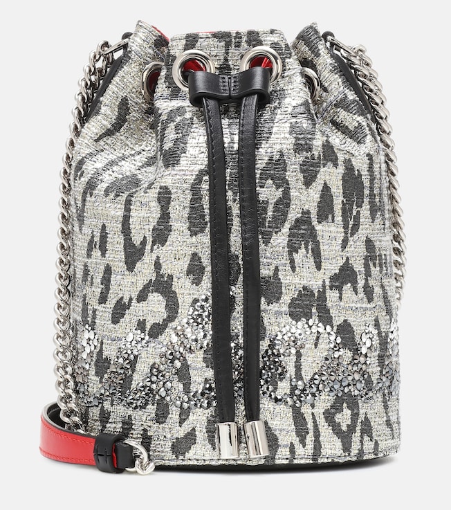 Marie Jane metallic bucket bag | Christian Louboutin