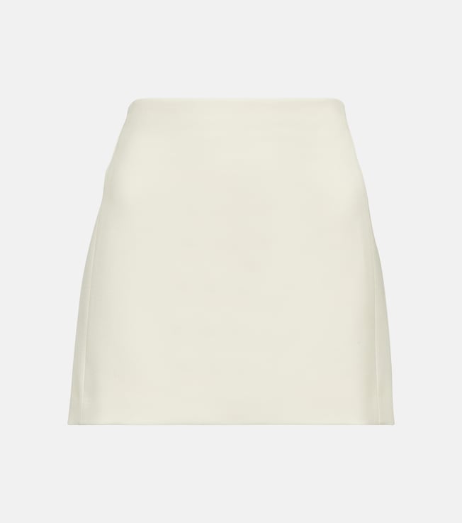 Virgin wool miniskirt | Wardrobe.NYC