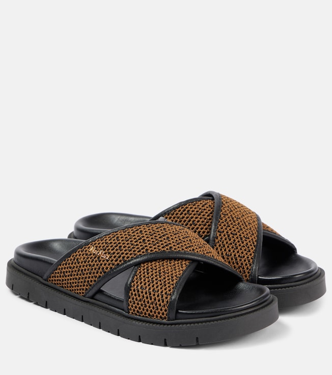 Party raffia slides | Max Mara