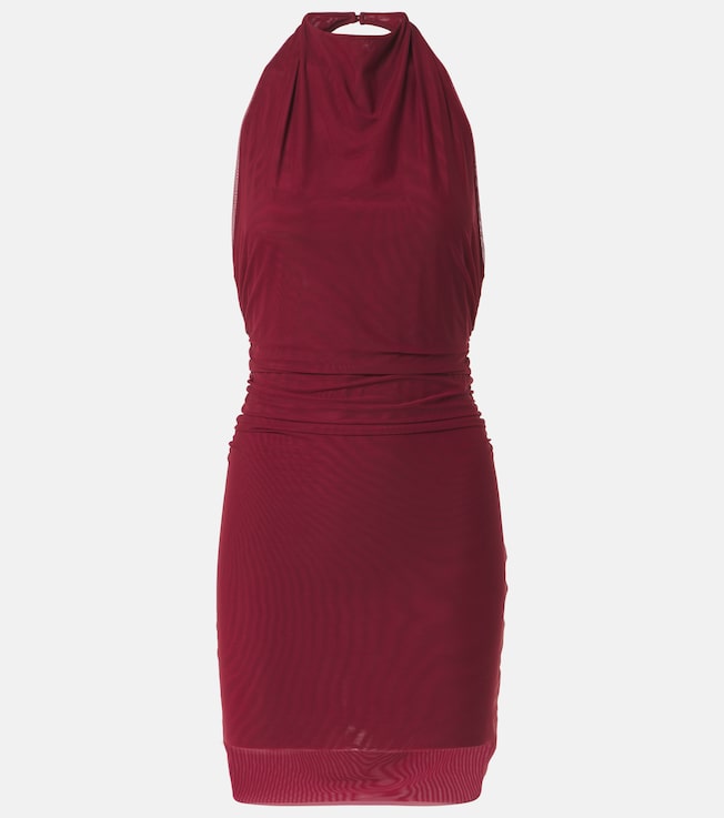 Toni halterneck mesh minidress | SIR