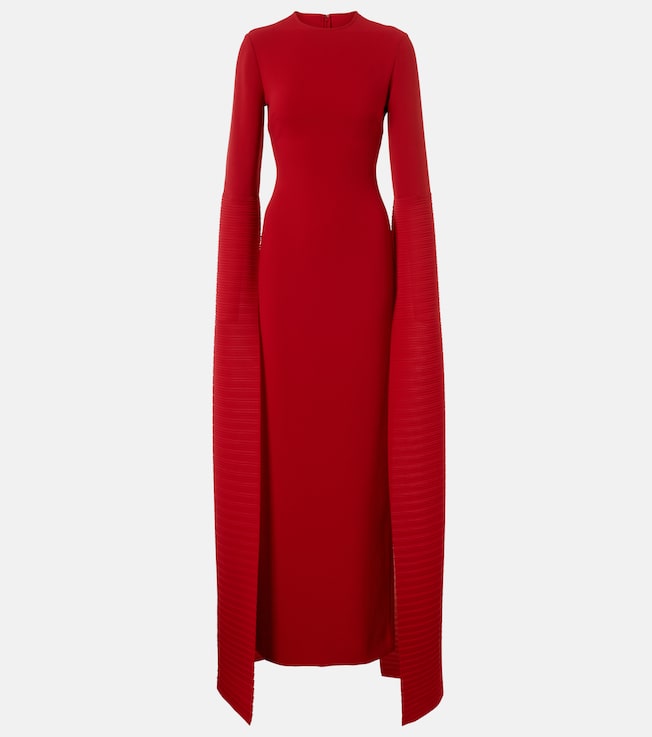 Naomi crêpe gown | Solace London