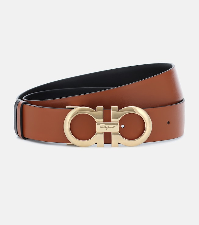 Gancini reversible leather belt | Ferragamo
