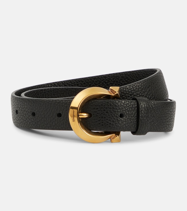 Gancini leather belt | Ferragamo