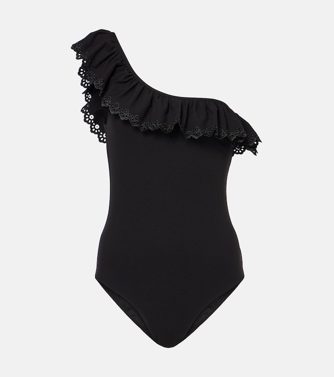 Solara Maillot ruflfed swimsuit | Ulla Johnson